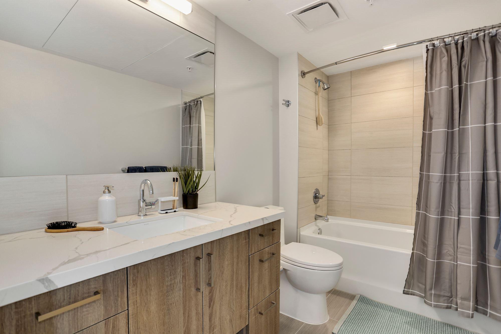 Private bathrooms boasting beautiful designs