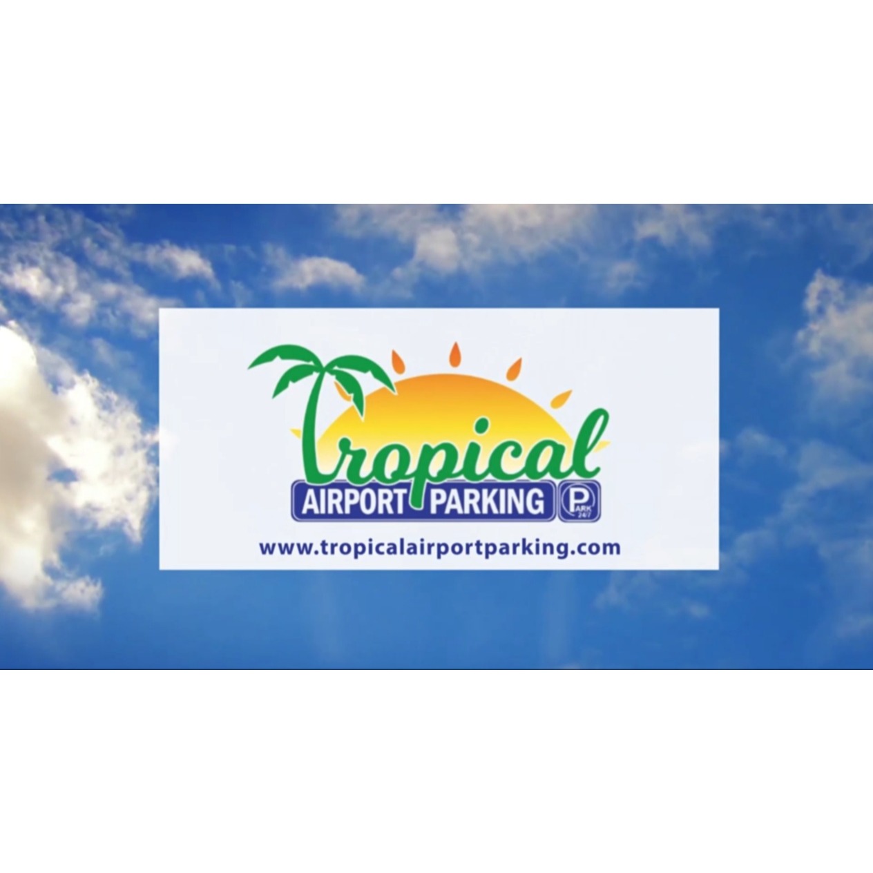 Tropical Airport Parking Logo