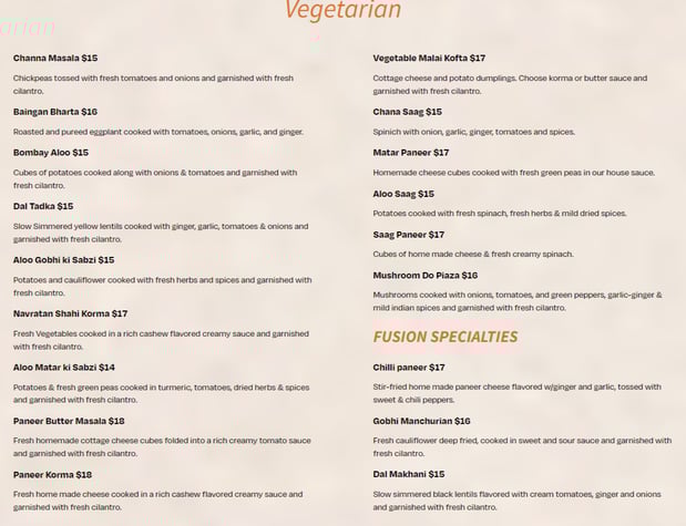 Images Tandoor Fine Indian Cuisine
