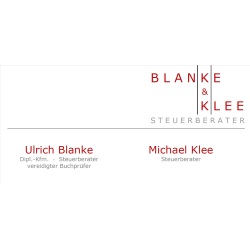 Kundenlogo Blanke & Klee:  Steuerberater & vereidigter Buchprüfer