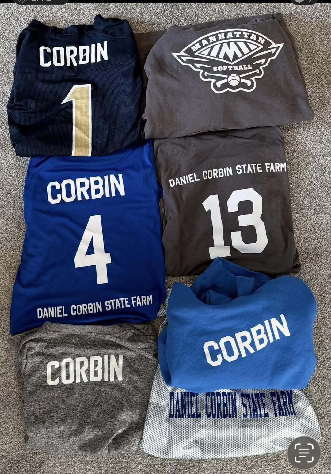 Proud to support so many great kids, teams, and programs in our community!! Don’t be surprised if you spot a Daniel Corbin State Farm jersey or hoodie around town