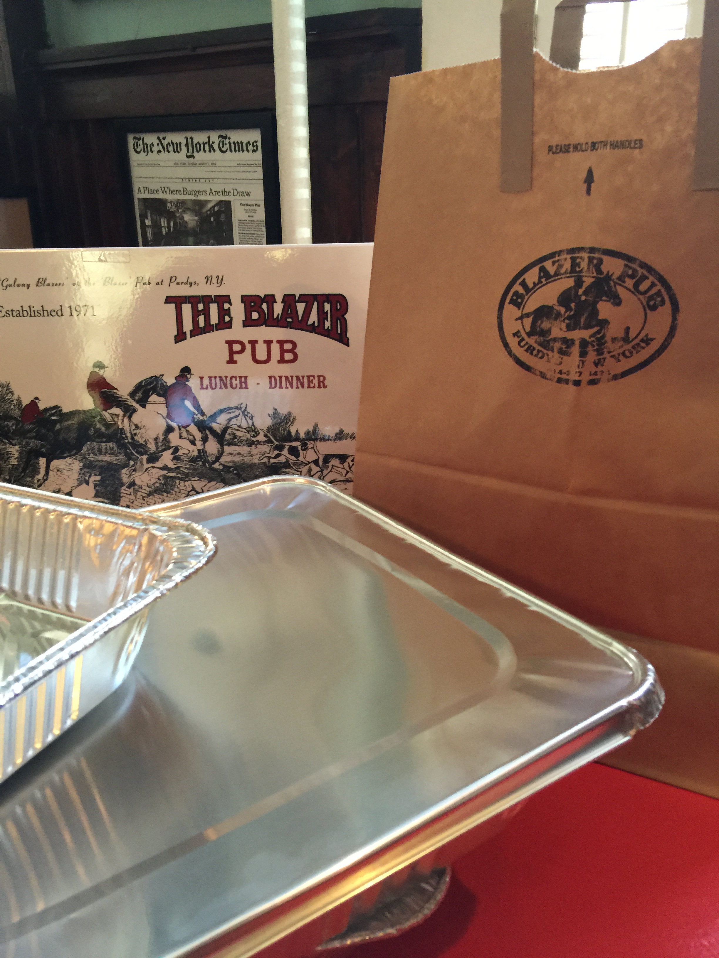 Blazer Pub "award winning " chicken wings available in 1/2 and full trays  To Go