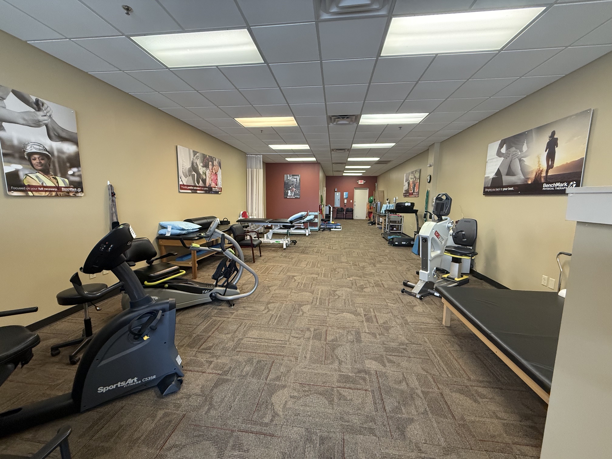 BenchMark Physical Therapy in Louisville, KY - Central Station interior 