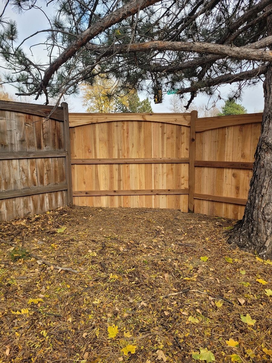 Privacy fence with Arch