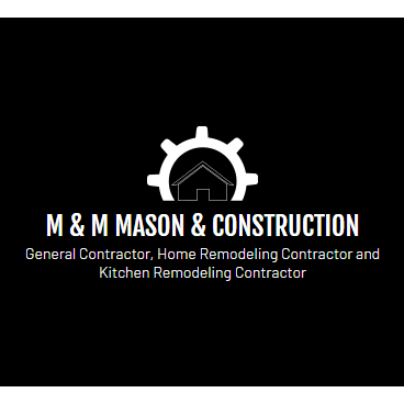 M & M Mason & Construction Logo