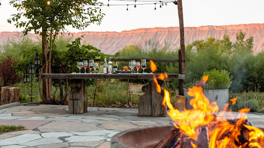 TWP Winery Wine Tasting on Patio of Estate