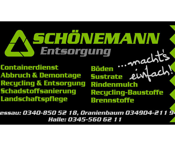 Bilder G. Schönemann Entsorgung GmbH NL Halle