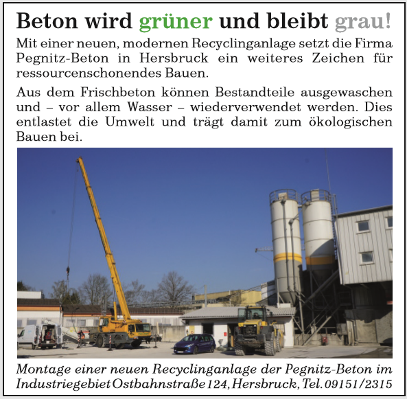 Bilder TBG Pegnitz-Beton GmbH & Co. KG