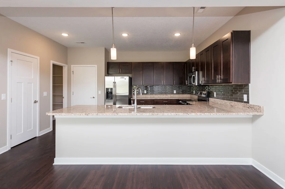 Open kitchen with designer appliances