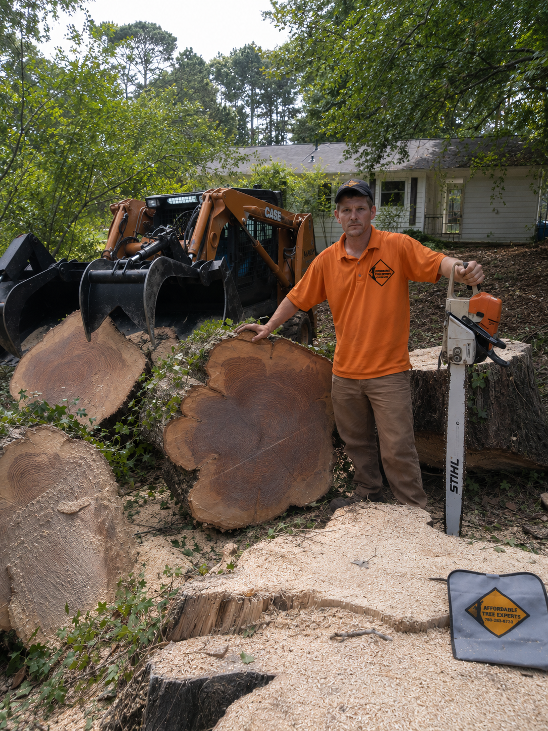 Affordable Tree Experts crew performing professional tree work 