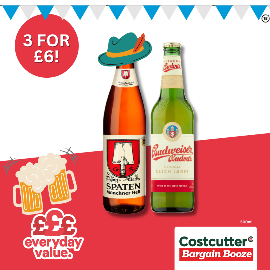 3 For £6 beers
