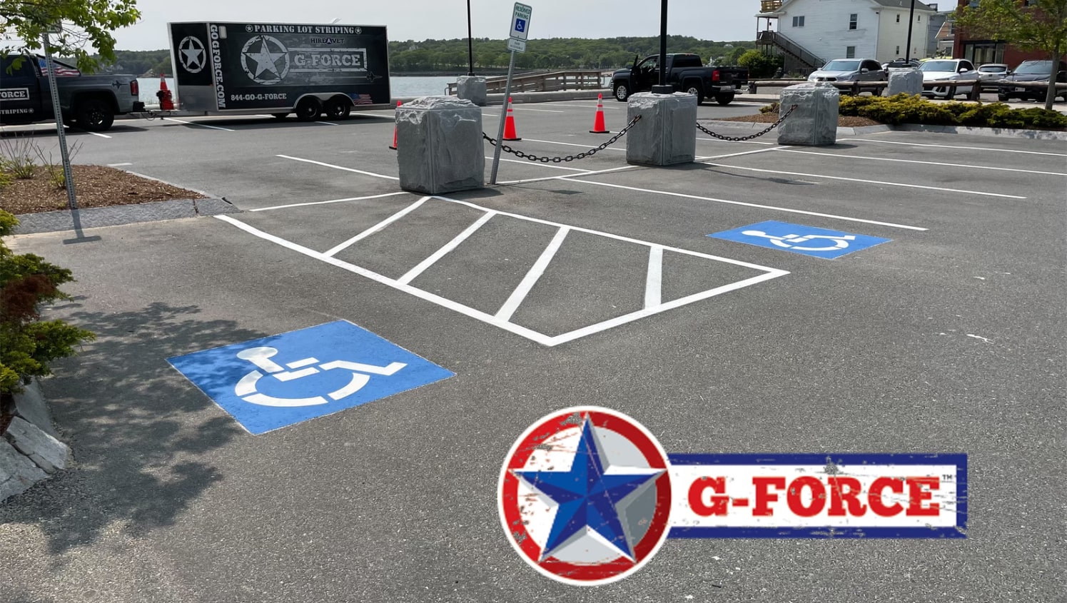 Image of ADA Parking Compliance by G-FORCE Boston MA