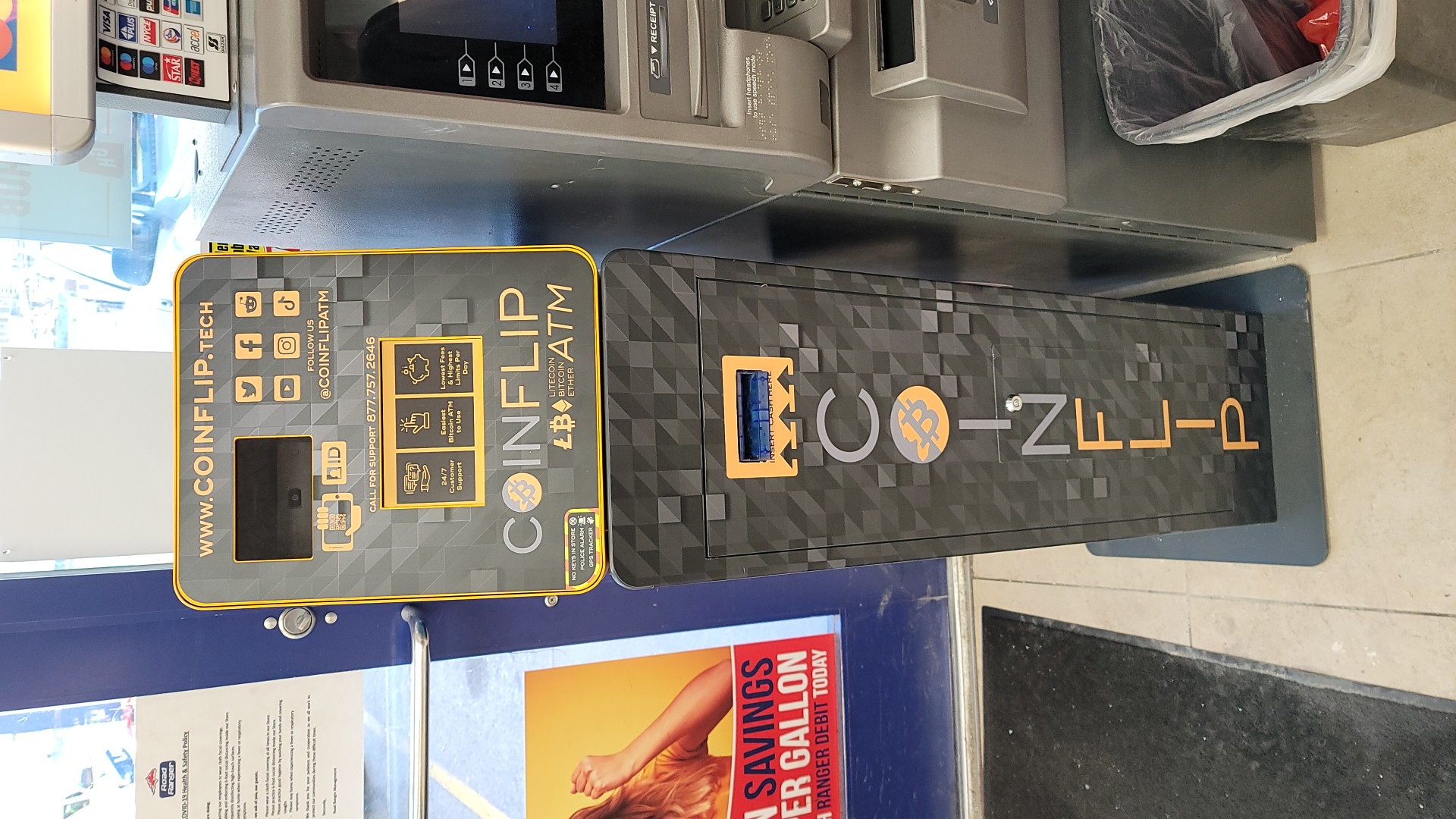 CoinFlip Bitcoin ATM - Road Ranger (Fenton) Logo