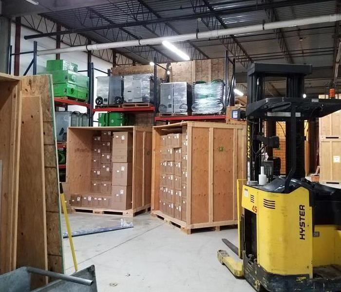 Our SERVPRO warehouse can store and clean extensive household contents from our customers in Lincolnshire, Wheeling, Vernon Hills, and the surrounding areas. We are renowned for our "pack-out" services and are proud of our highly trained and skillful team members.