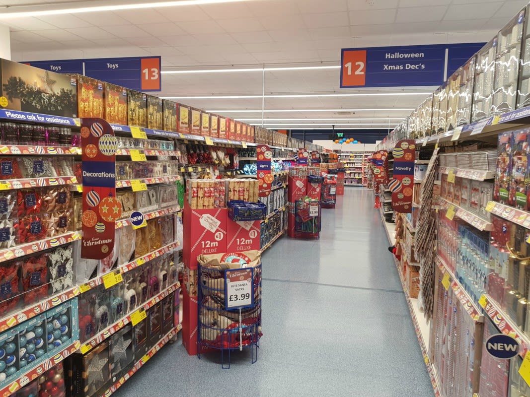 B&M have an extensive Christmas range, as shown in the retailer's brand new store on Great Homer Street, Liverpool.