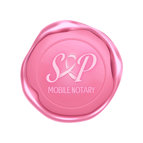 Sealed In Pink Mobile Notary Logo