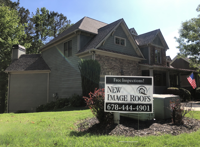 New roof in the Pickett's Mill neighborhood!