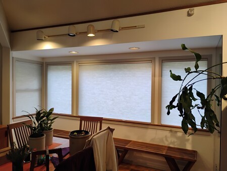 Add warmth and style to your nook, with Honeycomb shades like this wonderful home in Lakewood WA