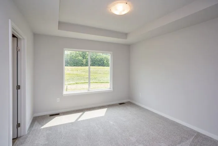 Bedroom with large window