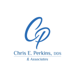 Chris E. Perkins, DDS & Associates Kingwood Logo
