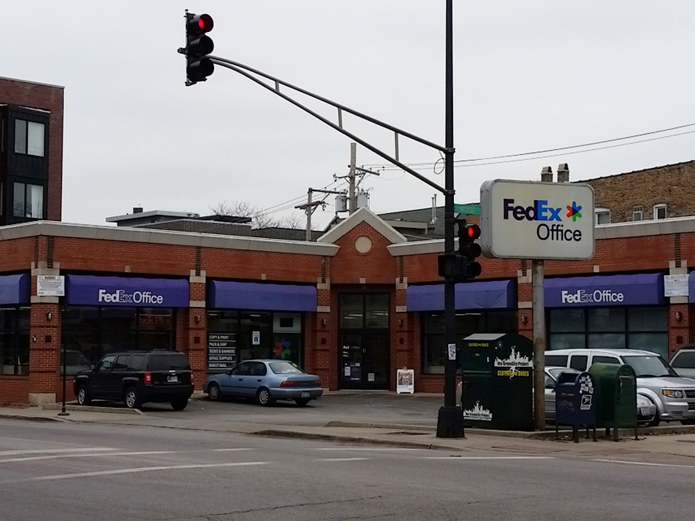 Exterior photo of FedEx Office location at 1800 W North Ave\t Print quickly and easily in the self-service area at the FedEx Office location 1800 W North Ave from email, USB, or the cloud\t FedEx Office Print & Go near 1800 W North Ave\t Shipping boxes and packing services available at FedEx Office 1800 W North Ave\t Get banners, signs, posters and prints at FedEx Office 1800 W North Ave\t Full service printing and packing at FedEx Office 1800 W North Ave\t Drop off FedEx packages near 1800 W North Ave\t FedEx shipping near 1800 W North Ave