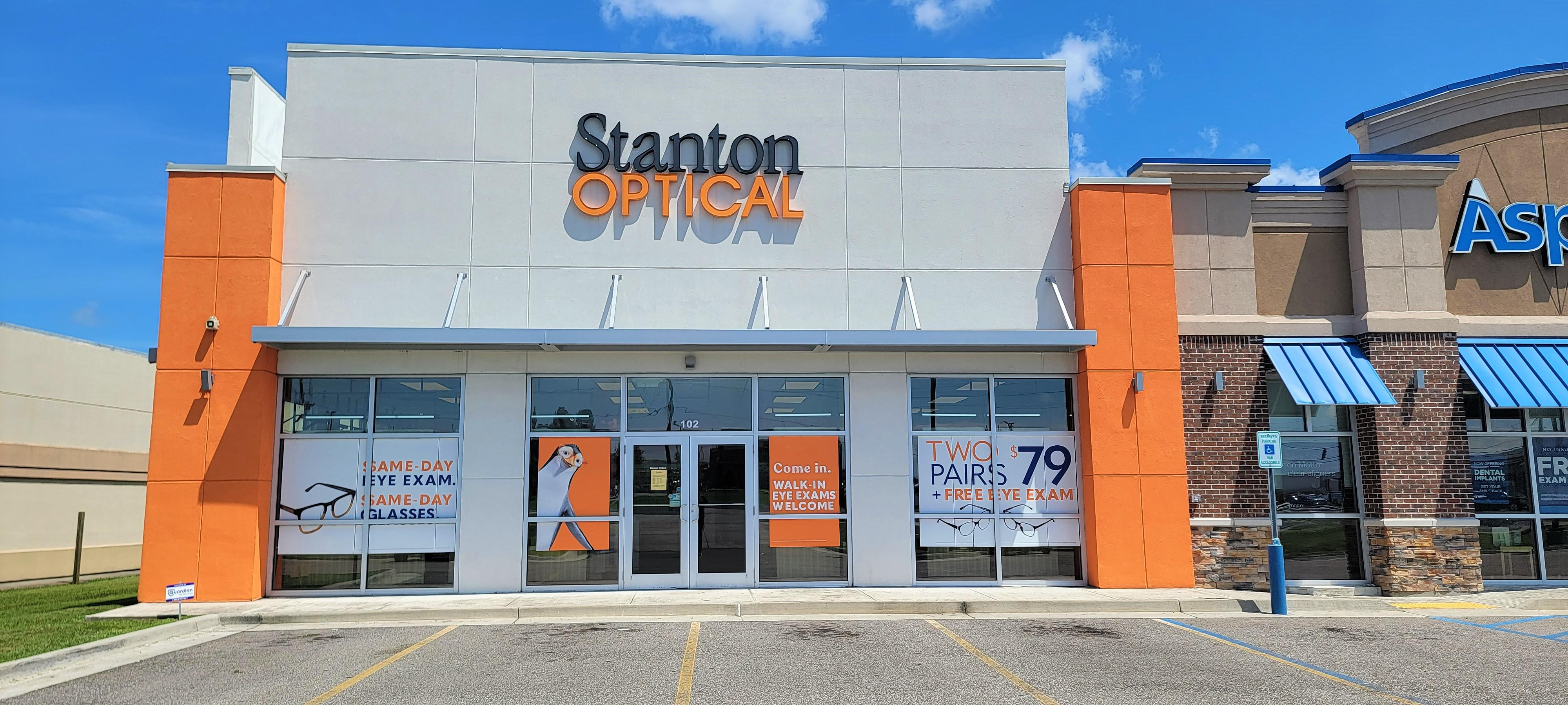 Storefront at Stanton Optical store in Houma, LA 70360