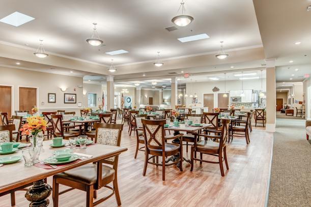 Community Area at Laurel Glen at Carrollton Senior Living