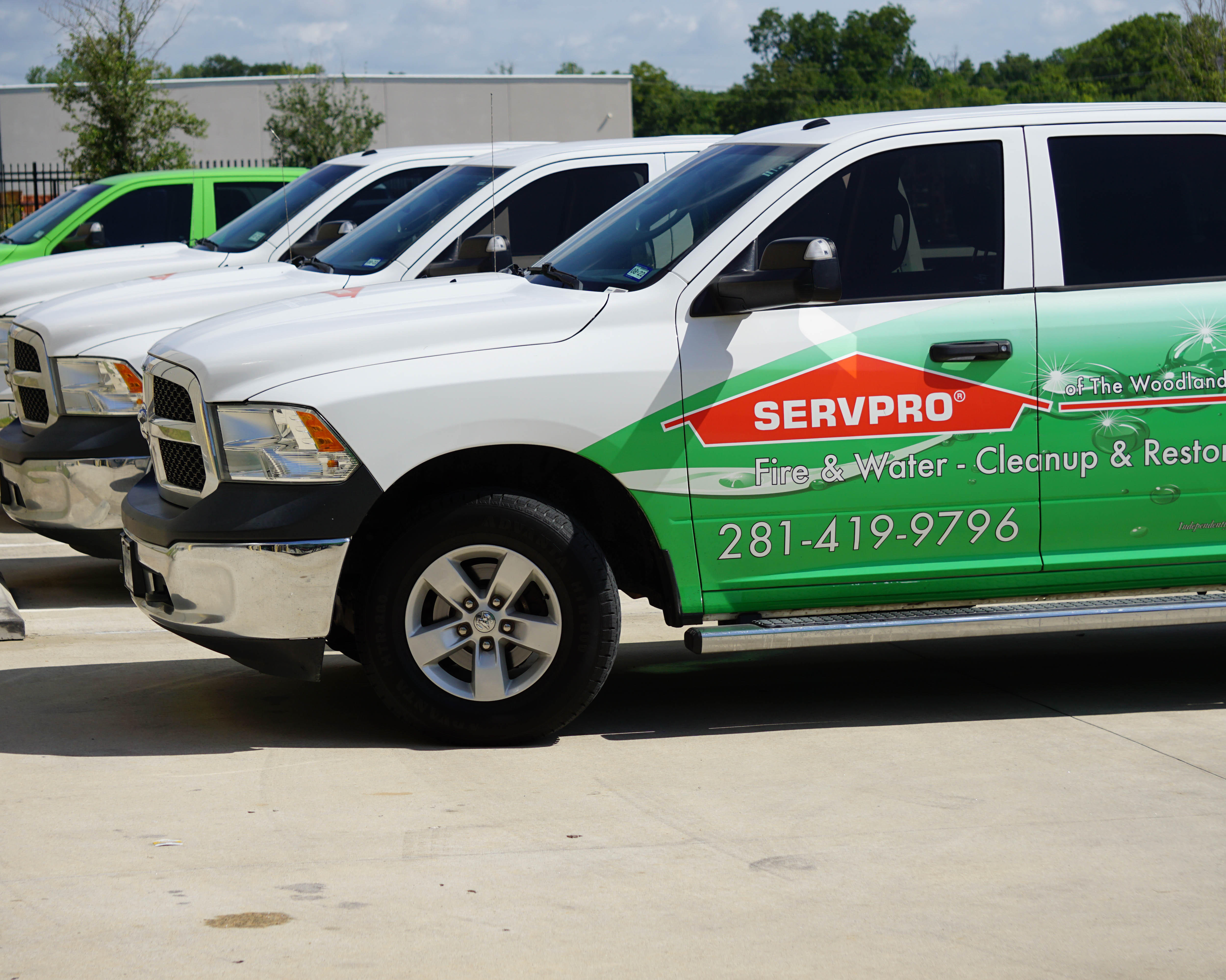 Our SERVPRO trucks are ready to go when you need us most, packed with necessary restoration equipment to get the job done right. SERVPRO of Tyler is ready to help you after water, fire or mold damage.