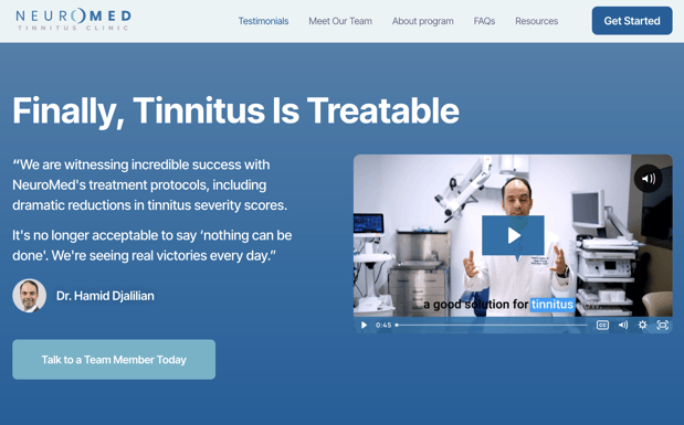 Images NeuroMed Tinnitus Clinic