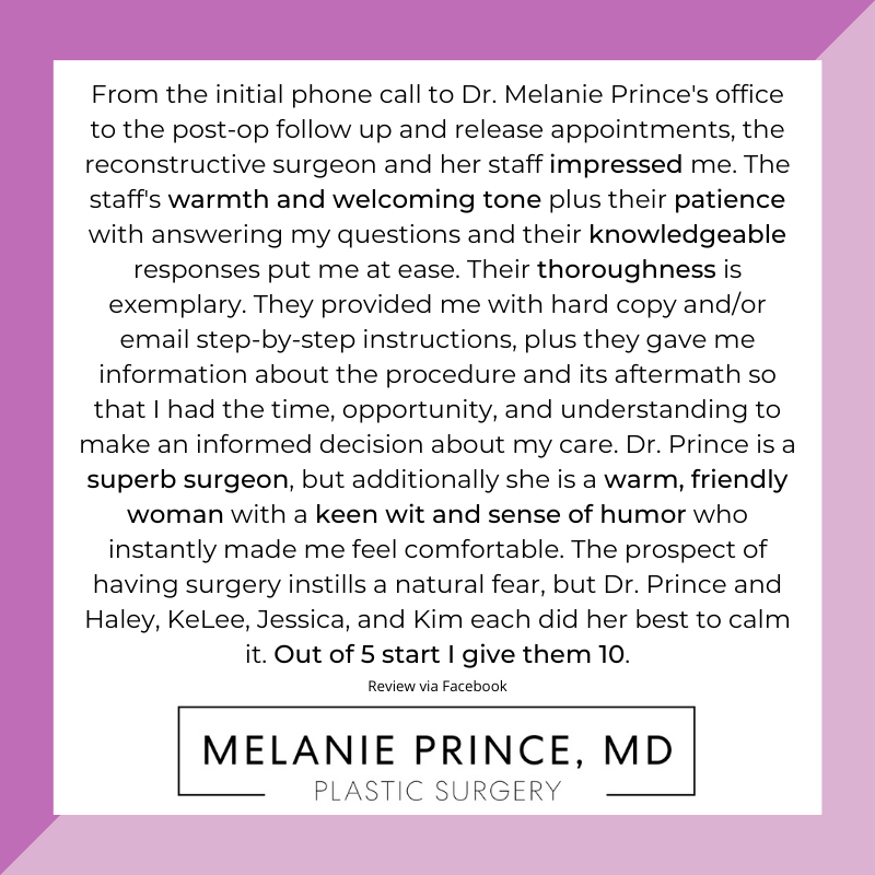 Patient's Testimonial -  Prince Plastic Surgery