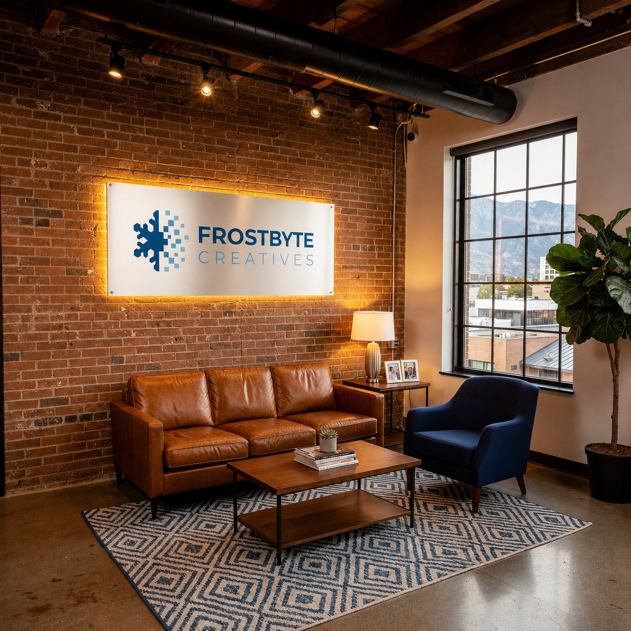 Frostbyte Creatives Client Waiting Room in Colorado Springs CO