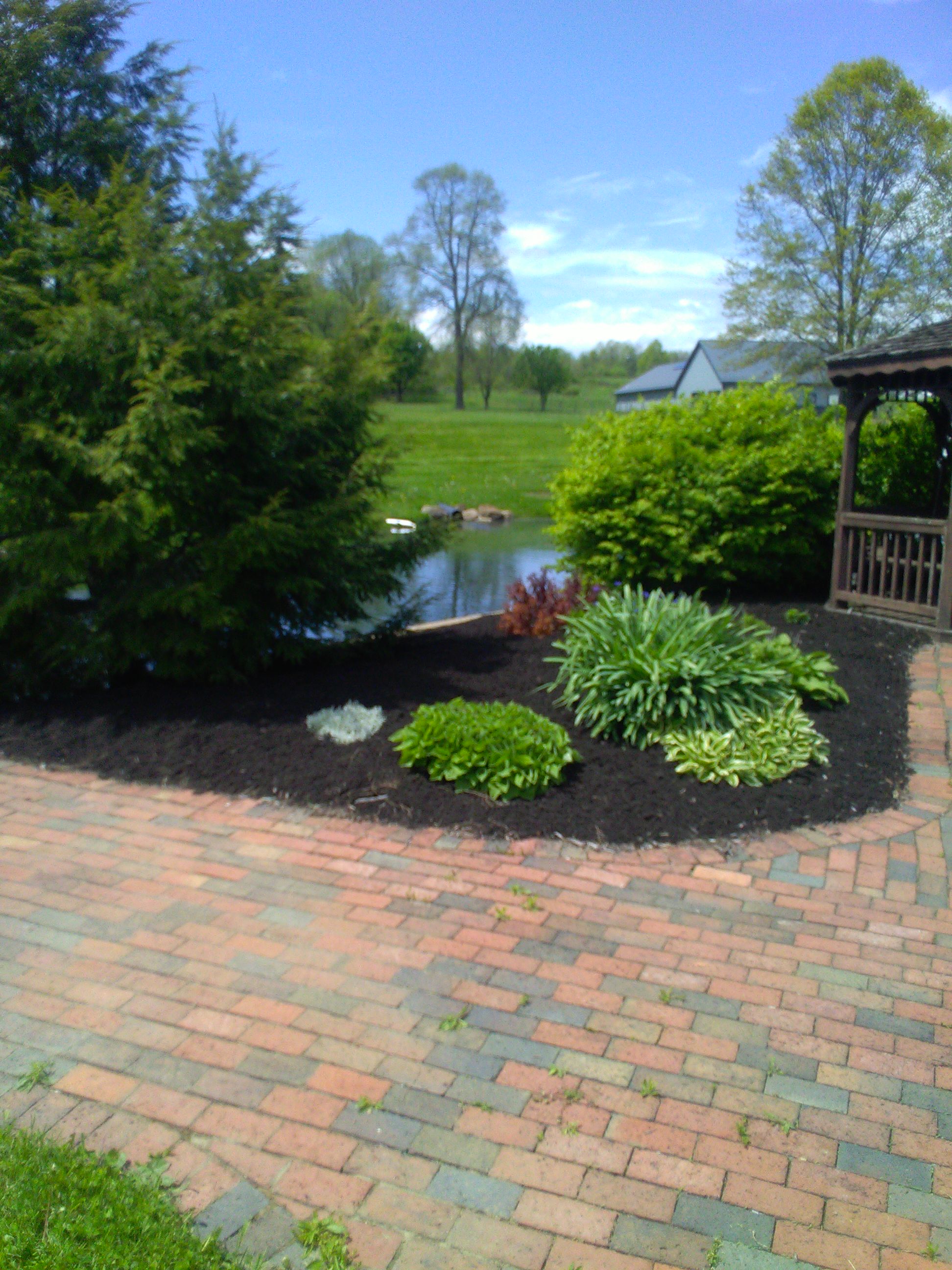 Working with fellow family-owned business, Kaufman Mulch in Millersburg, allows Steven to offer a wide selection and trusted quality. He guides homeowners and business owners to select the color and shred to best complement any building.