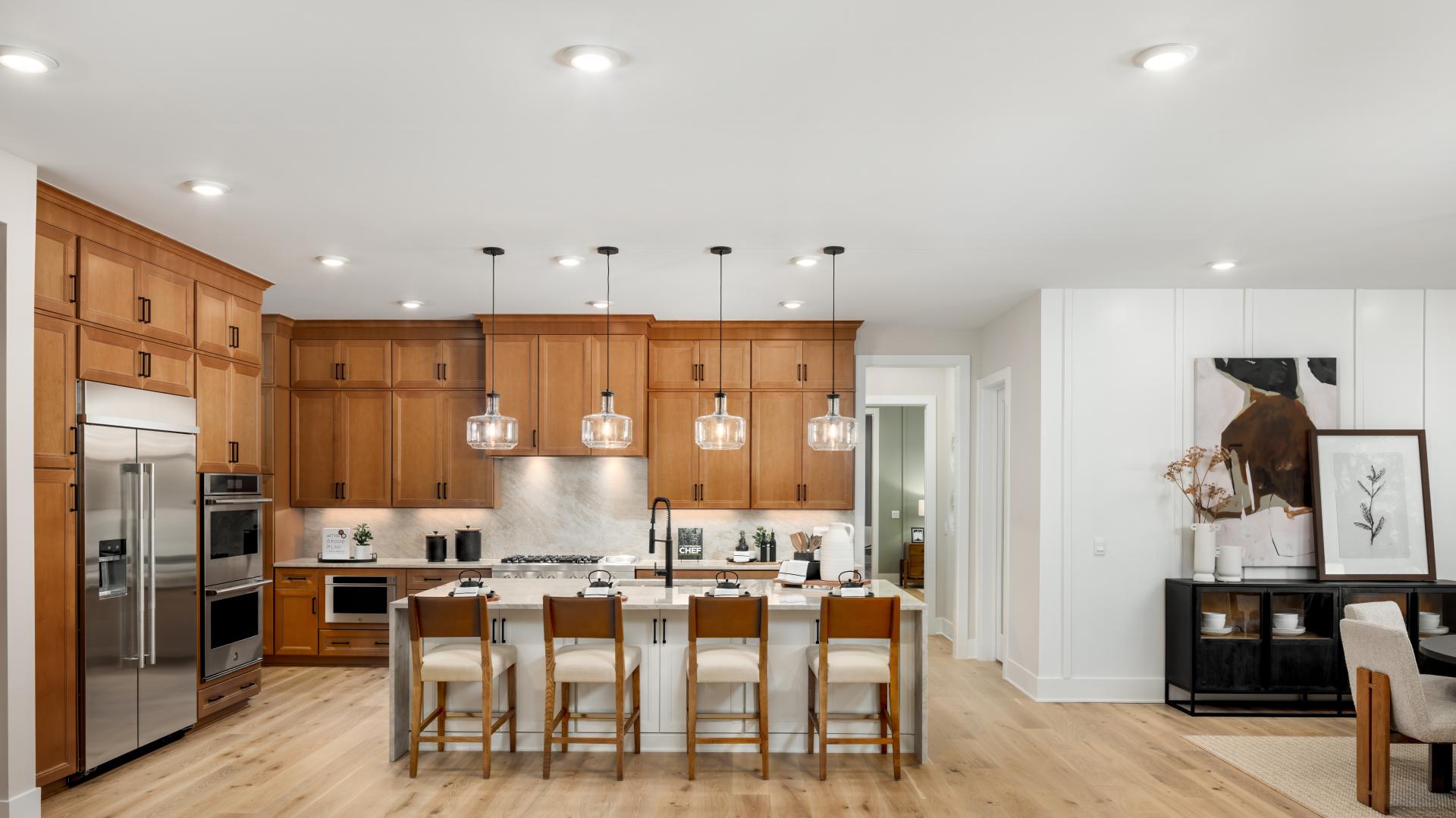 Beautifully appointed open-concept kitchens