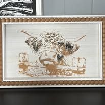 Country Wood Hearts & Lace Image