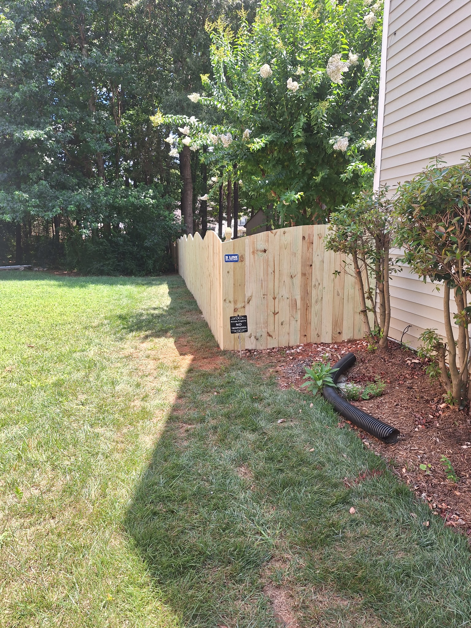 Wood Fence Install