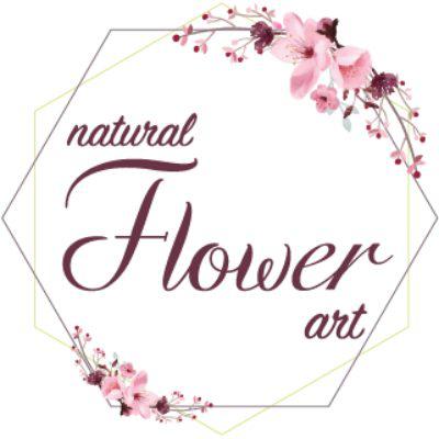 Logo natural flower art