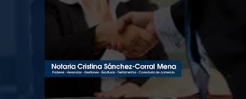 Notaría de Cristina Sánchez-Corral Mena Cocentaina