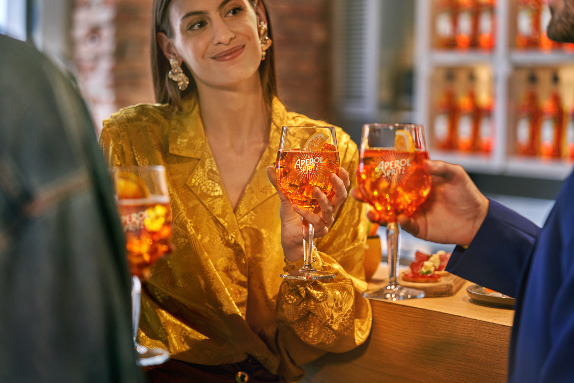 Aperol Spritz terrace Mánes Praha