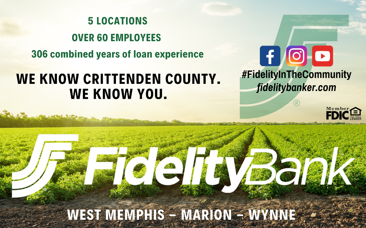 Fidelity Bank in West Memphis, AR.
