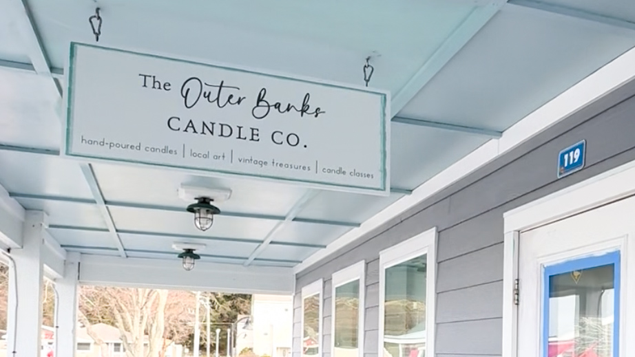 The Outer Banks Candle Co. located in the Waterfront Shops in Duck, NC