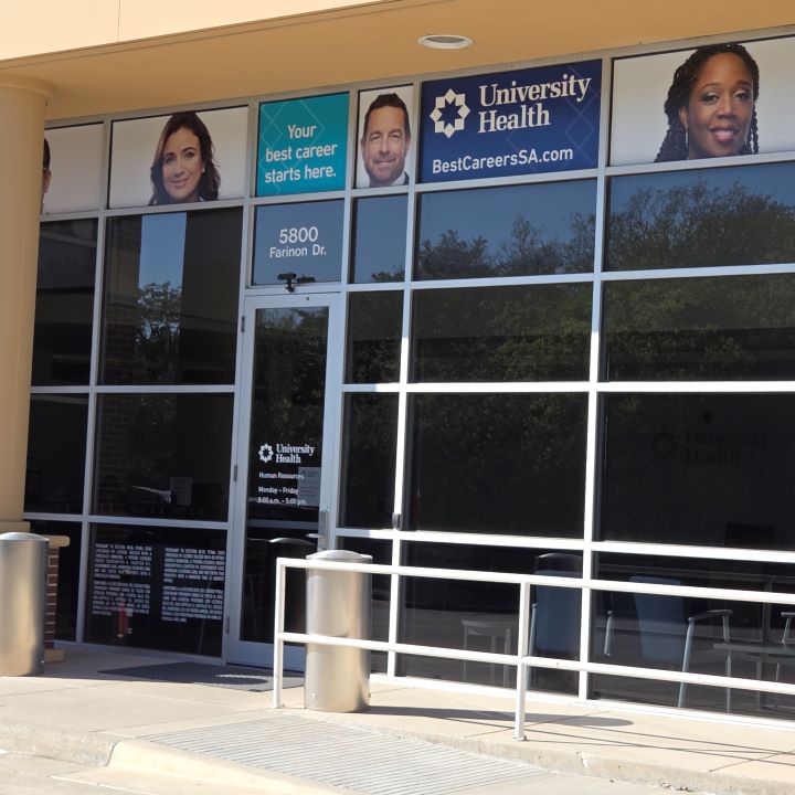 Entrance to Human Resources main lobby