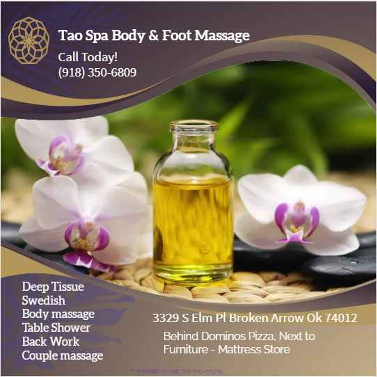 Our traditional full body massage in Broken Arrow, OK includes a combination of different massage therapies like Swedish Massage, Deep Tissue, Sports Massage, Hot Oil Massage at reasonable prices.
