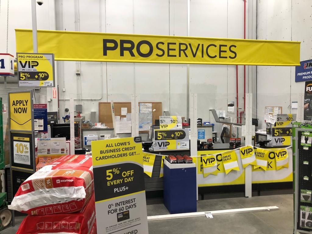 Pro Desk at Lowe's New Westminster