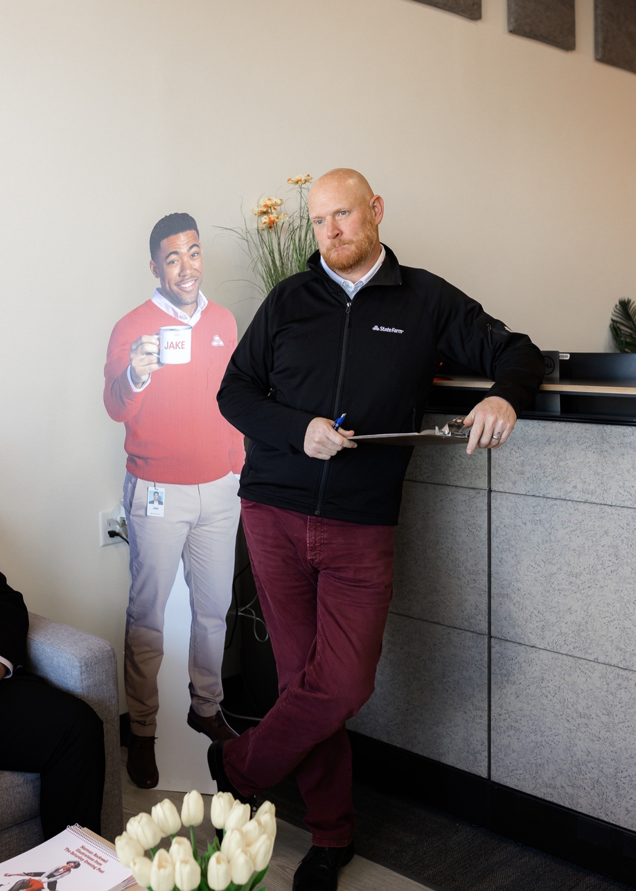 Me and Jake providing great service and smiles!