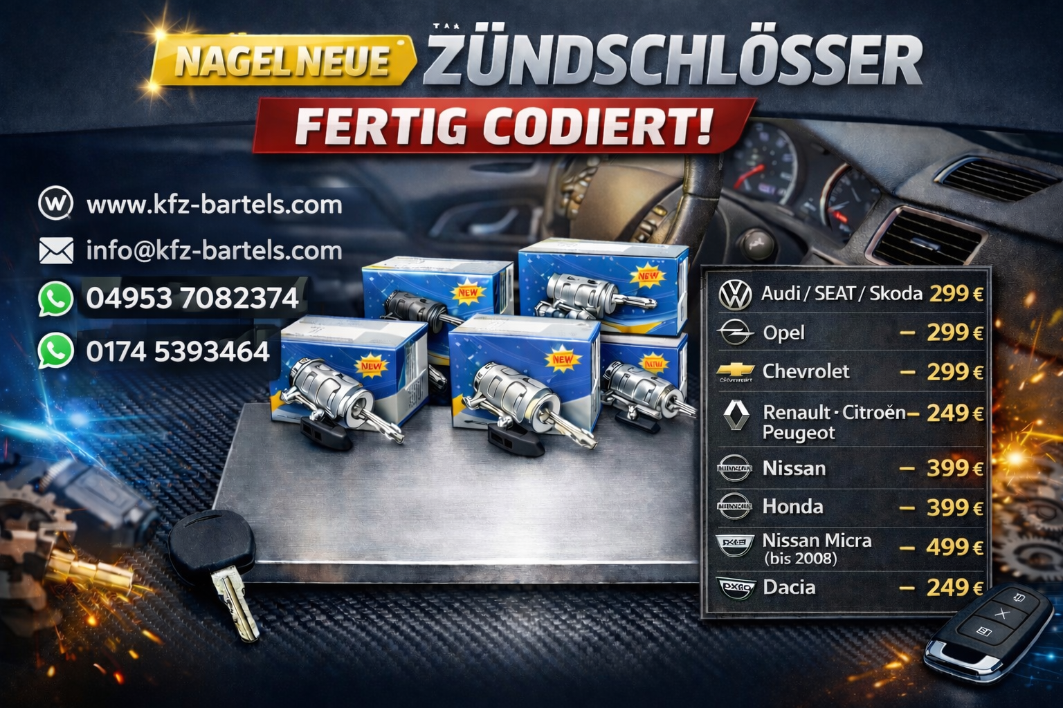 KFZ-Bartels Feintechnik, Borgwardring 5 in Moormerland