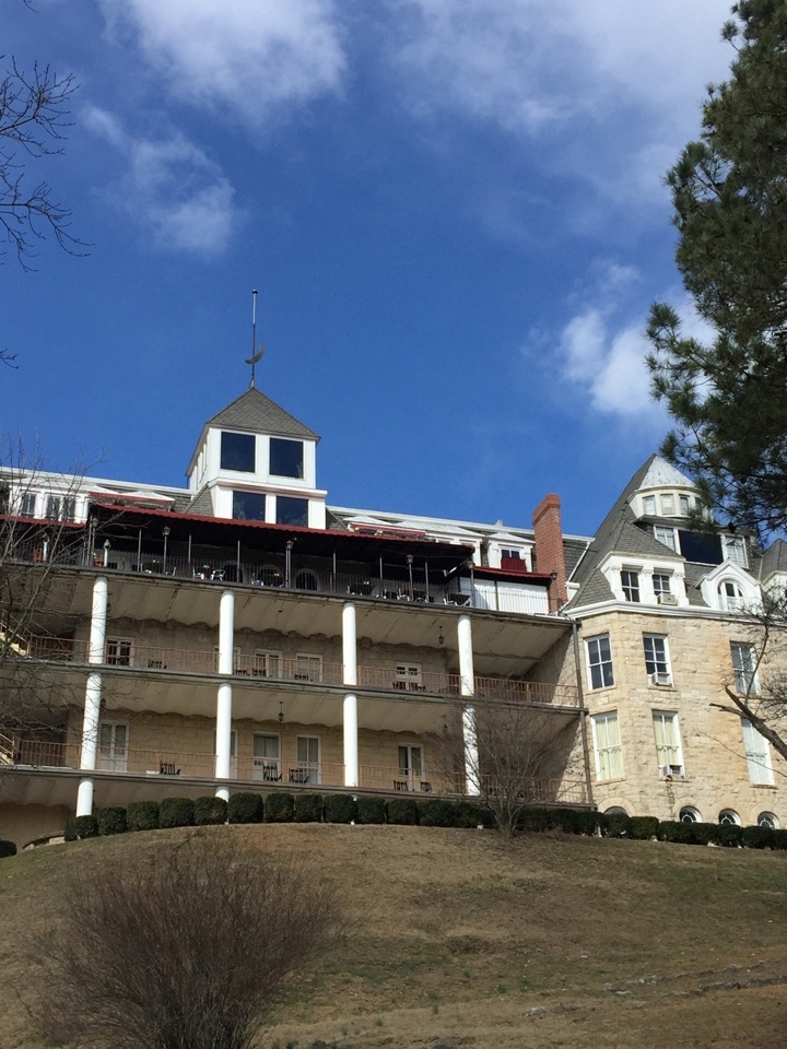 Installed modified bitumen roof on new addition to the Sky Bar at the historic Crescent Hotel in downtown Eureka Springs.