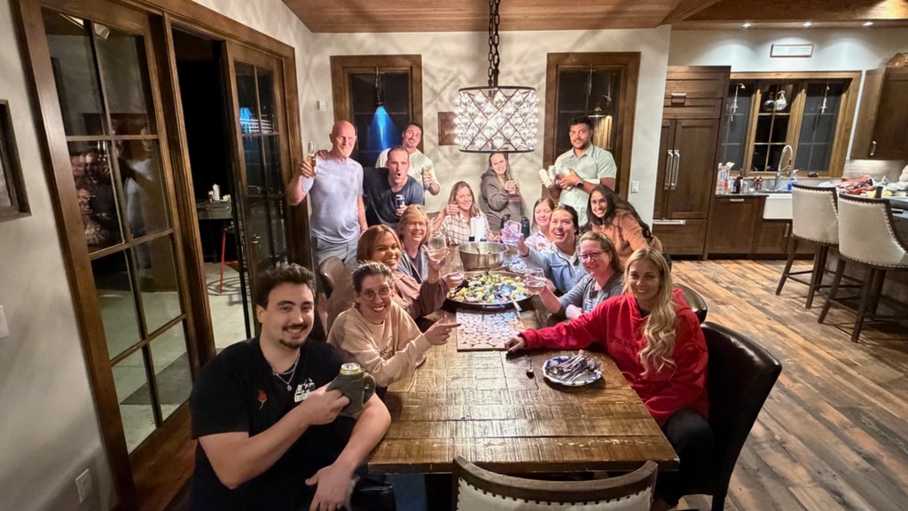 Team bonding and spooky vibes!