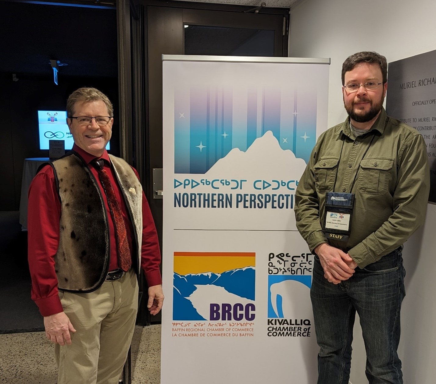 Wade, and Keith Collier, Executive Director, Kivalliq Chamber of Commerce.jpg