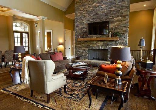 Custom living room design Greensboro, GA