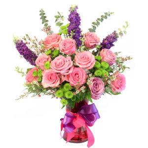 pink floral bouquet